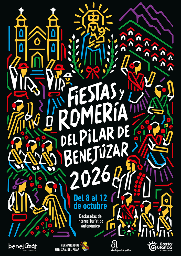 Cartel de las Fiestas de Benejúzar 2026 por José Luis Pulido Calvo