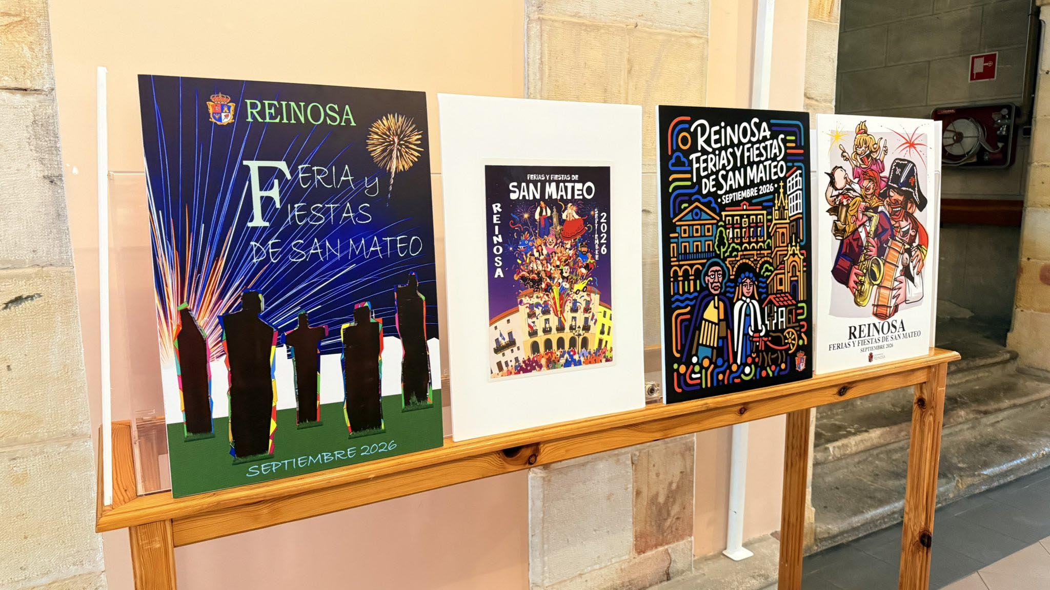 Carteles finalistas del Concurso de Carteles de San Mateo, Reinosa 2025 por José Luis Pulido Calvo