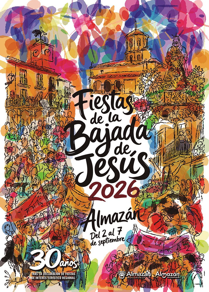 Cartel de las Fiestas de Almazán 2026 por José Luis Pulido Calvo